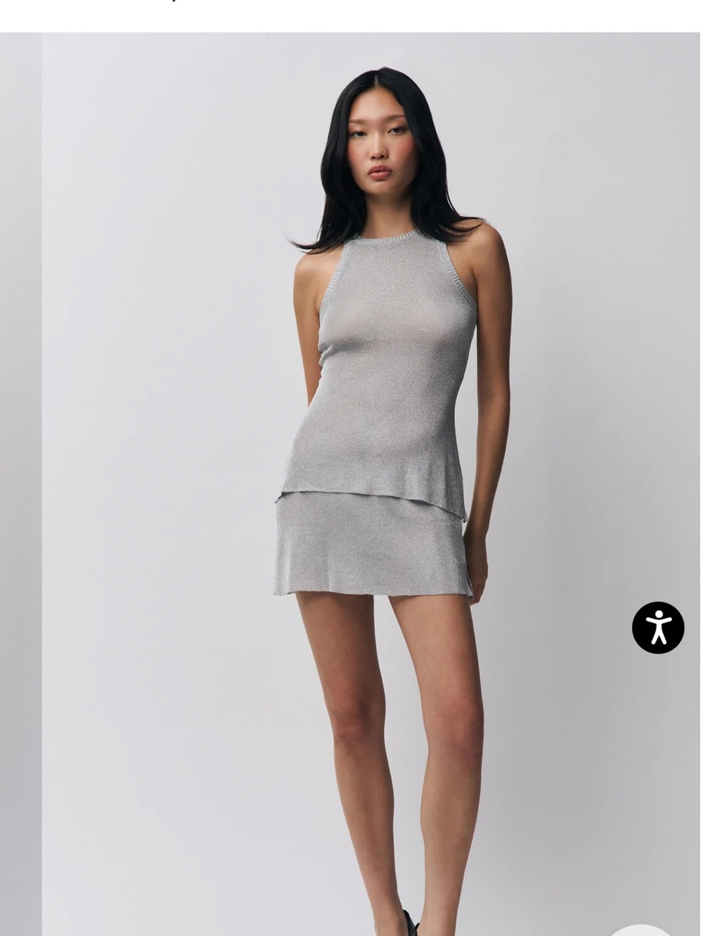 Guizio Jewels Mini Skirt NWT